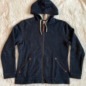 Taylor Stitch Apres Hoodie Organic Cotton Full Zip mens 44